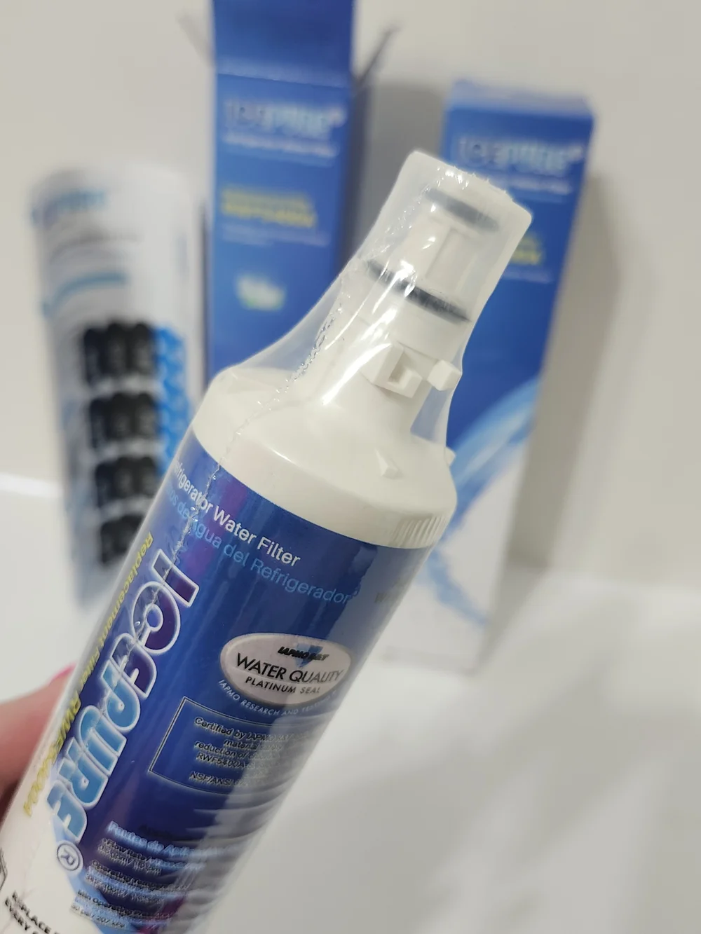 RWF5400A Refrigerator Water Filter 2 Pieces Clean Water Kitchen Office Garage